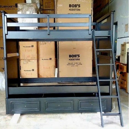 Fairfax : Giường 2 Tầng 1m + Hộc Tủ Kéo 